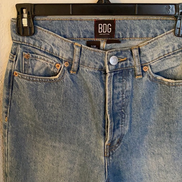 Blue bdg slim straight jeans - Picture 2 of 4